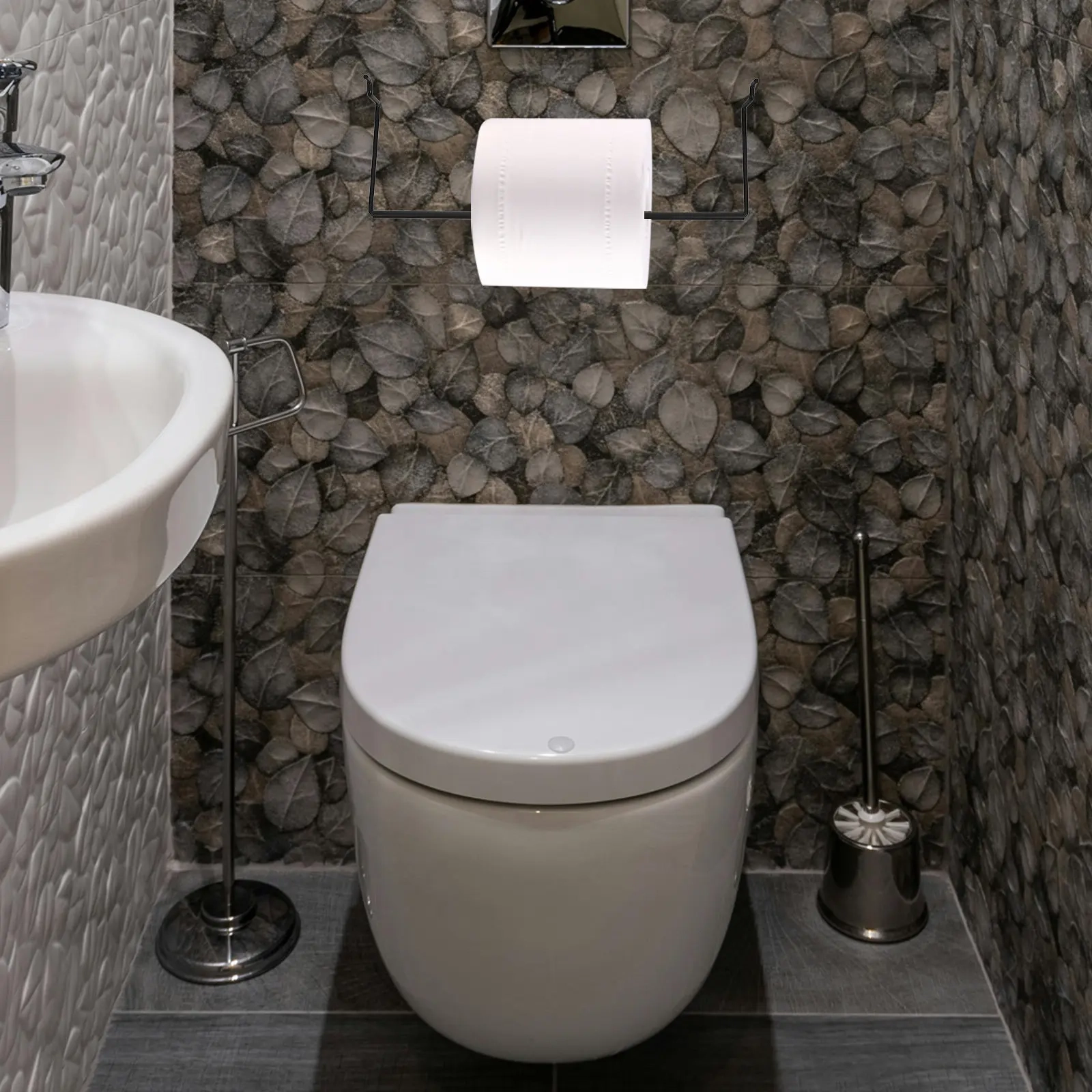 Pegboard Paper Towel Holder Set - Image 4