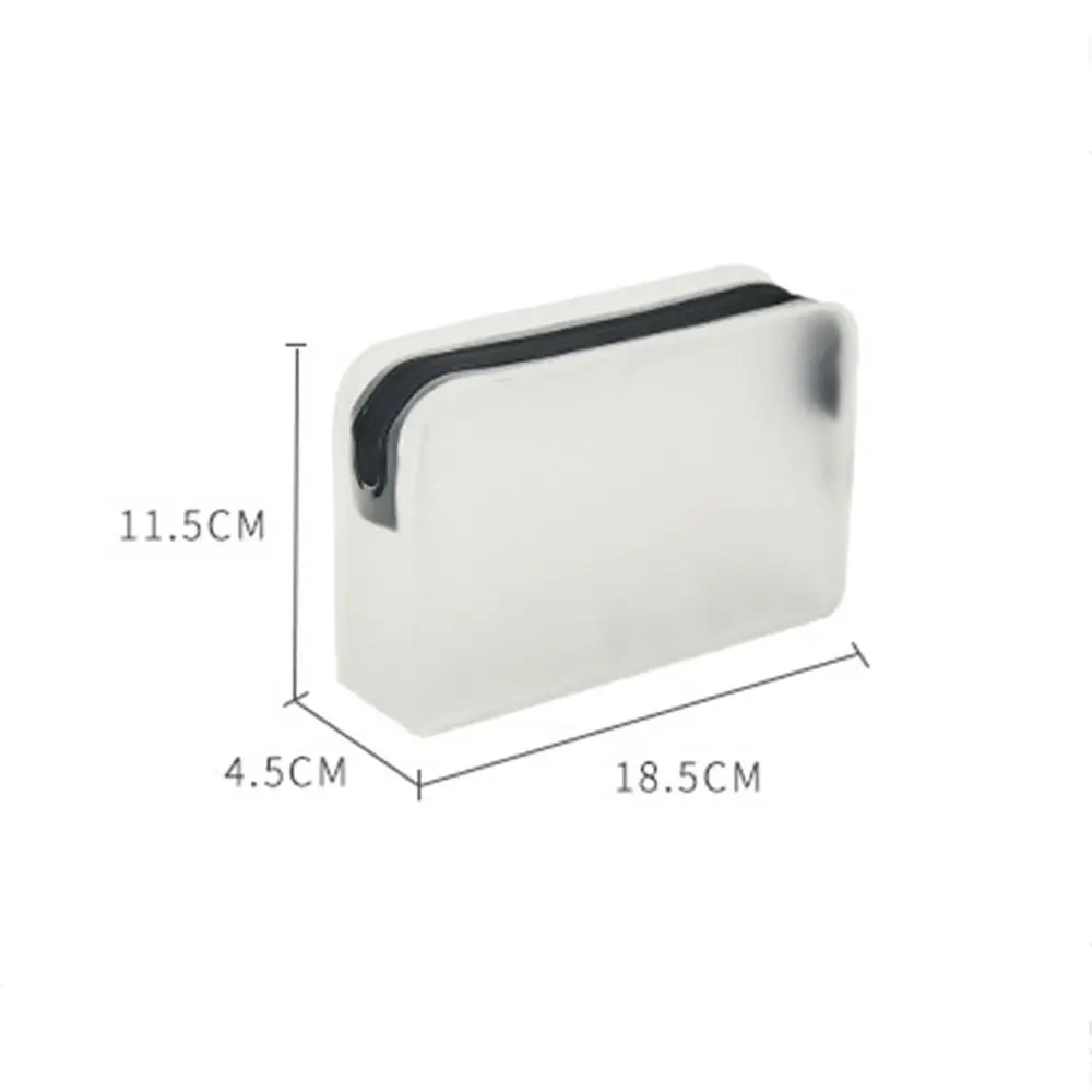 Matte Transparent TPU Makeup Toiletry Bag - Image 3