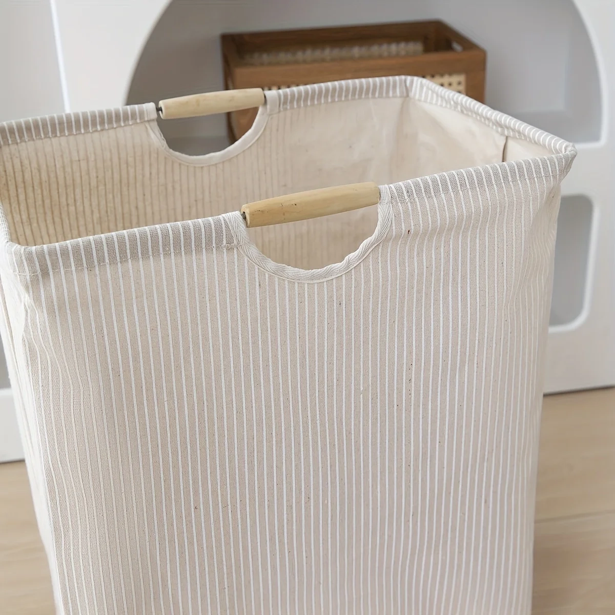 Extra Large Self-Standing Laundry Basket with Handles - Image 5