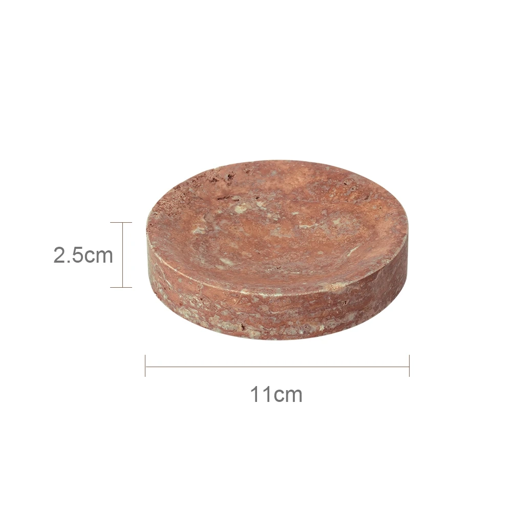 Red Travertine Bathroom Accessory Collection - Image 7