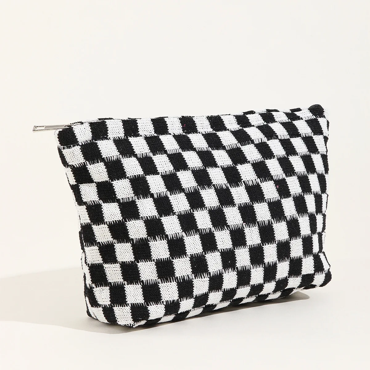 Checkerboard Travel Makeup Toiletry Bag - Image 7