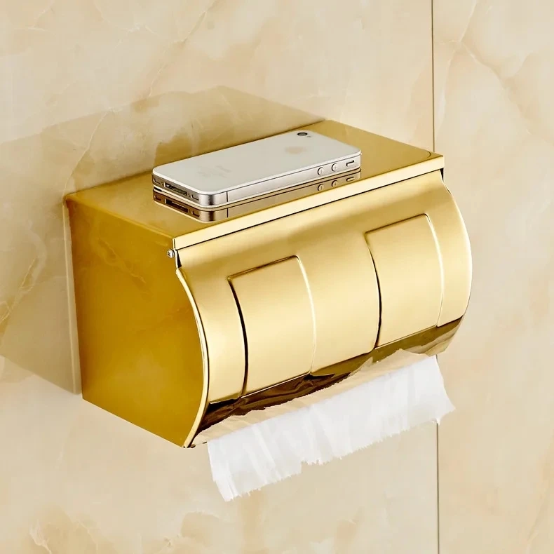 Toilet Paper Holder with Shelf - Image 14