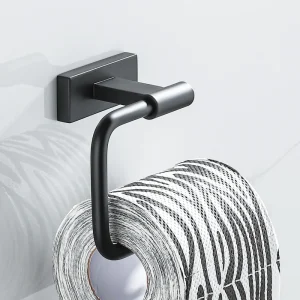 Matte Black Toilet Paper Holder