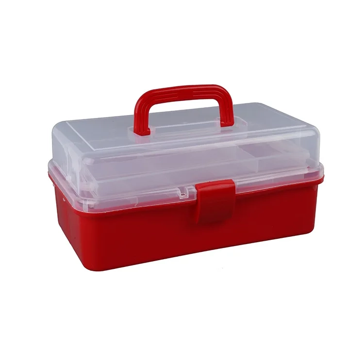 3-Layer Folding Craft and Sewing Storage Box - Image 6