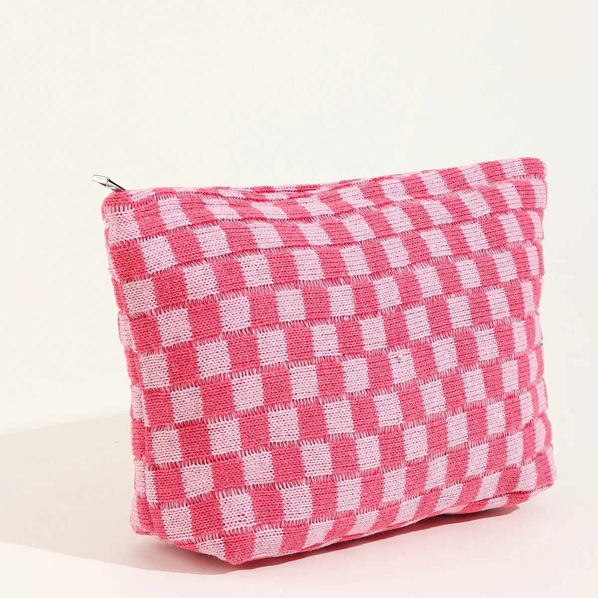 Checkerboard Travel Makeup Toiletry Bag - Image 9