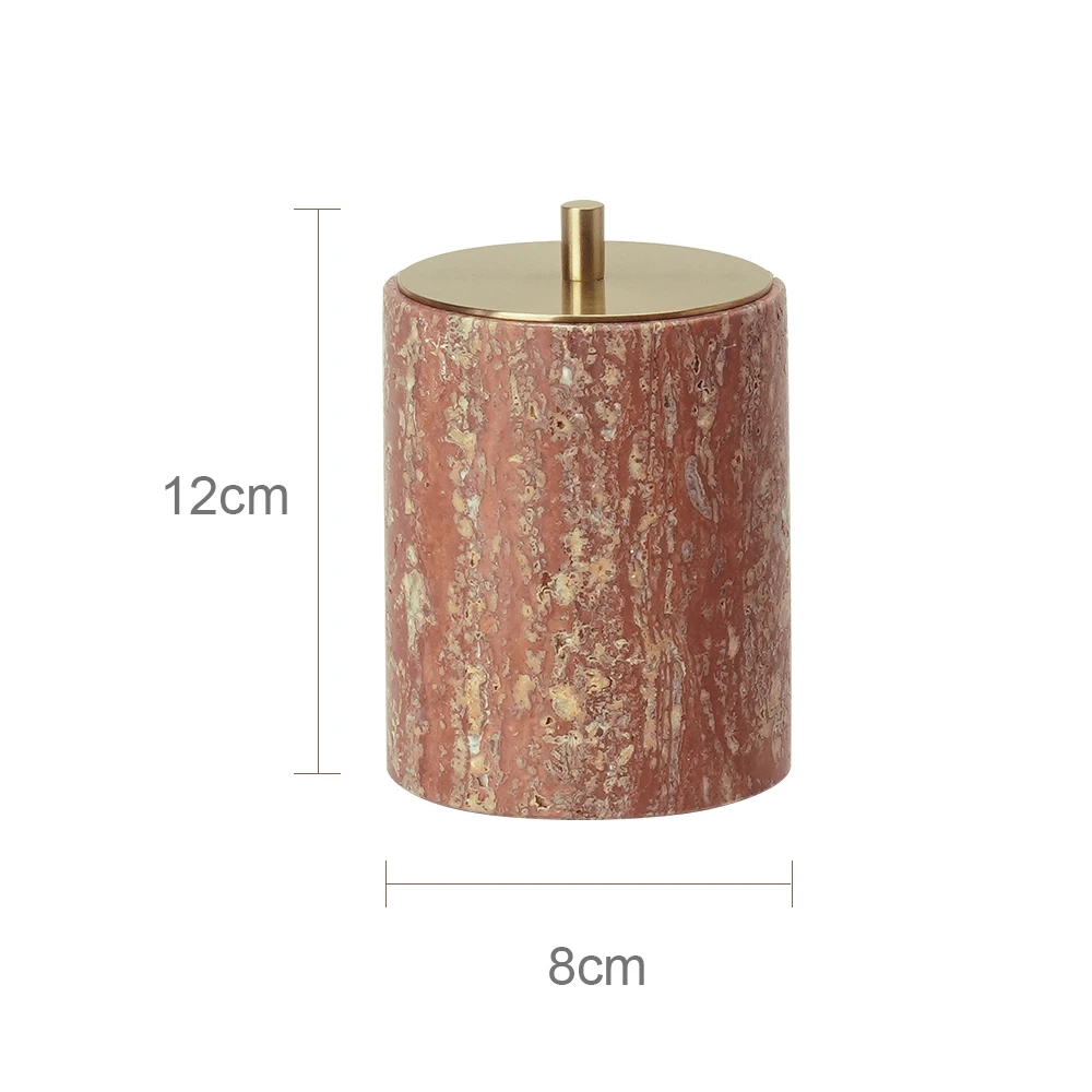 Red Travertine Bathroom Accessory Collection - Image 13