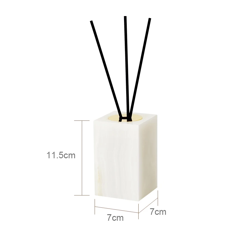 White Onyx Marble Bathroom Essentials Set - Image 15