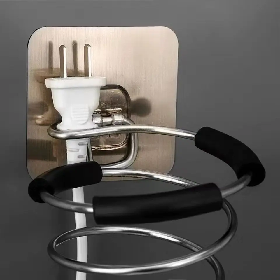 Wall-Mount Hair Dryer Holder - Image 5