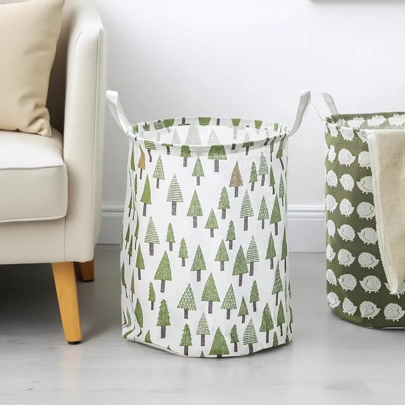 Canvas Laundry and Toy Storage Basket - Image 4