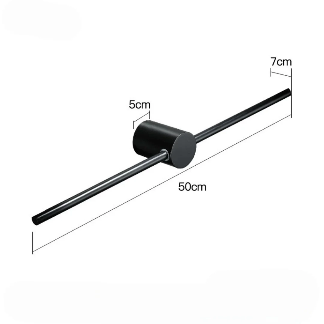 Wall-Mounted Brass Towel Rack Shelf - Image 7