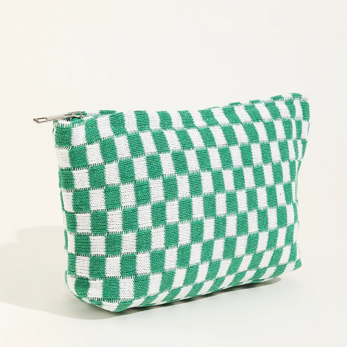 Checkerboard Travel Makeup Toiletry Bag - Image 10