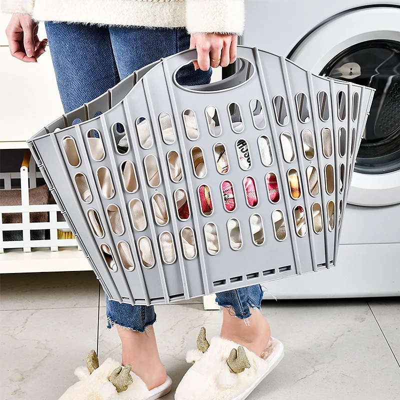 Wall-Mounted Foldable Laundry Storage Basket - Image 4