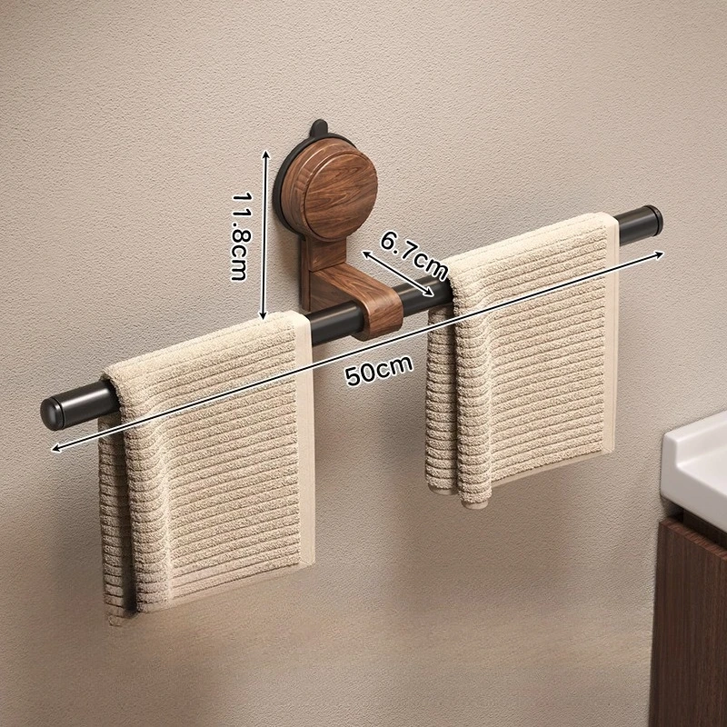 Suction Cup Wall-Mounted Towel Bar - Image 7