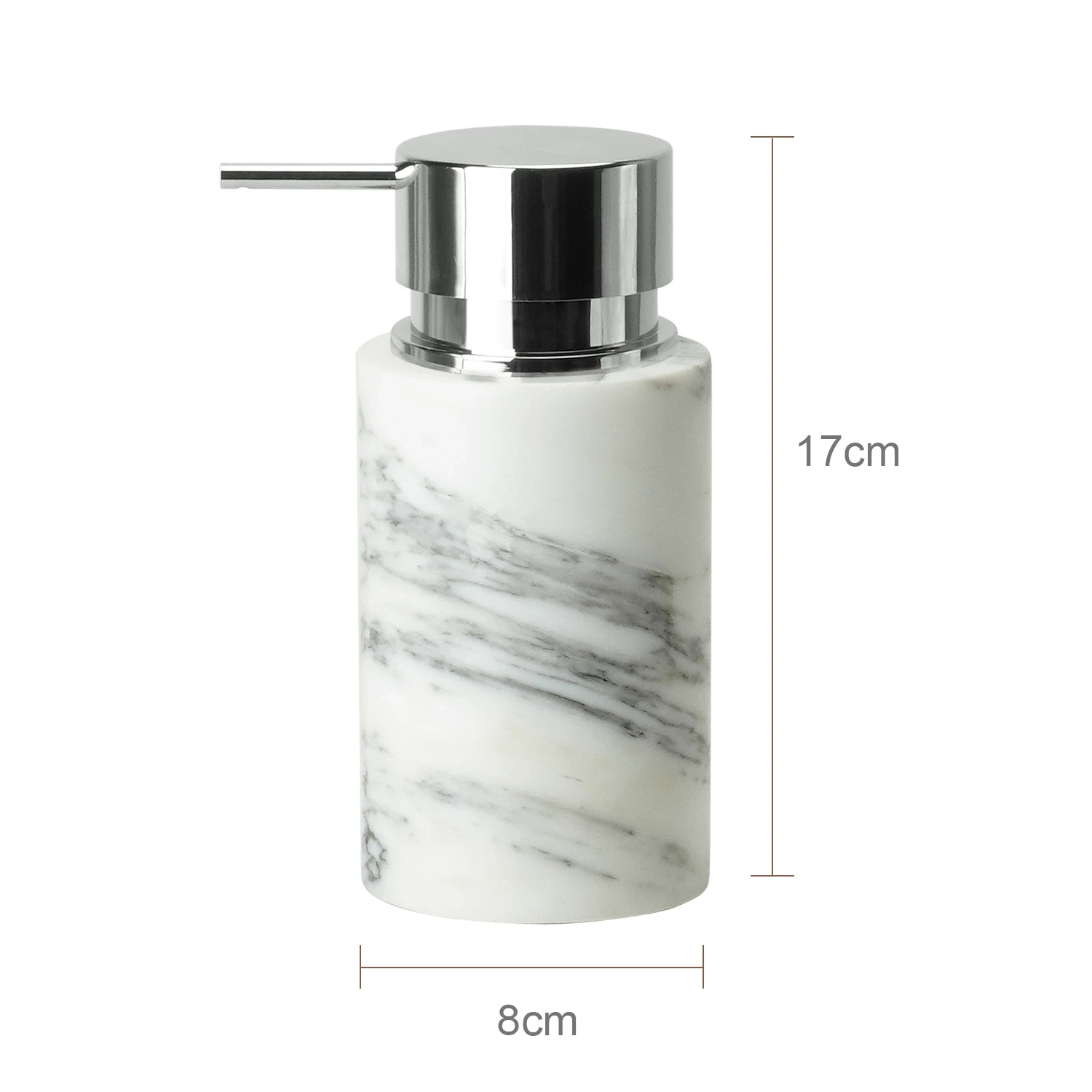 White Arabescato Marble Bathroom Accessory Collection - Image 9