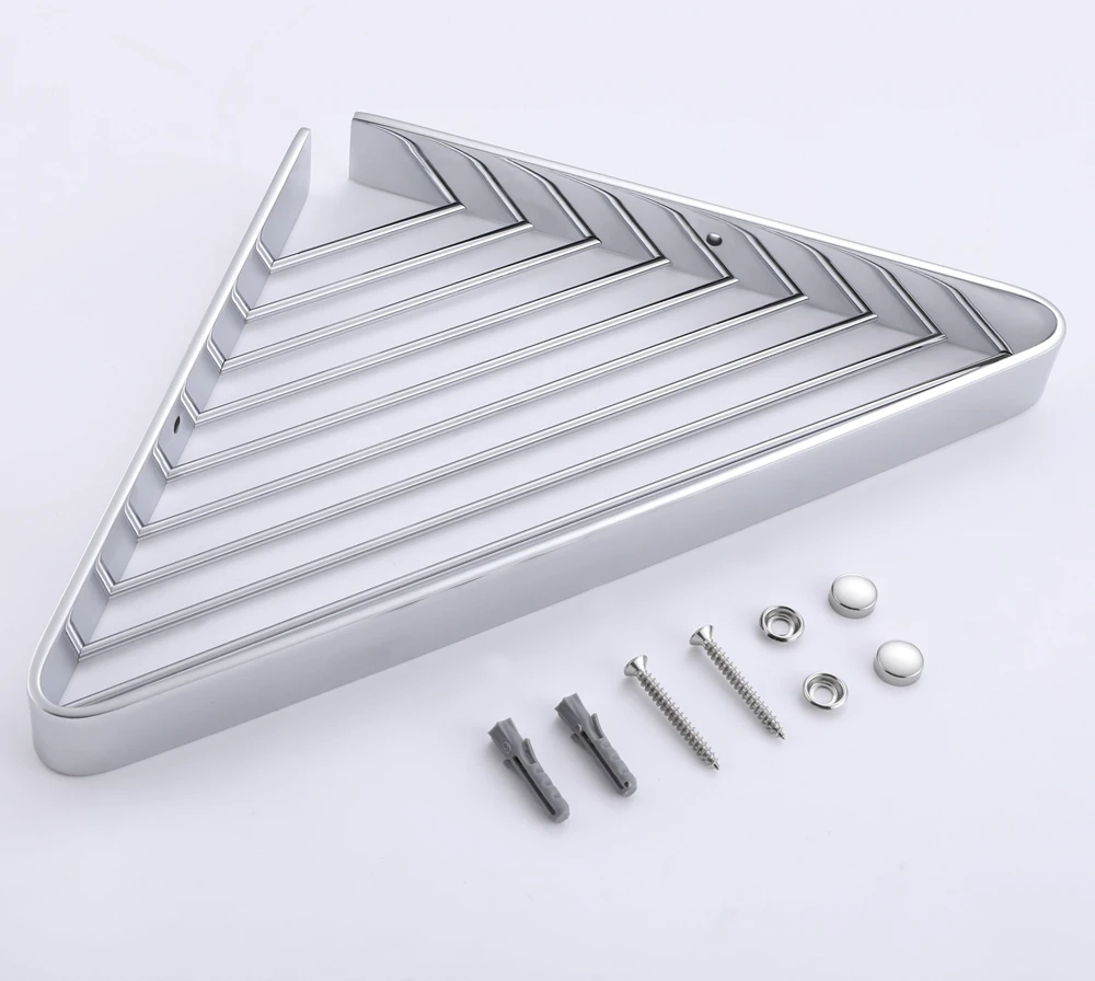 Heavy-Duty 304 Stainless Steel Corner Shower Shelf - Image 3