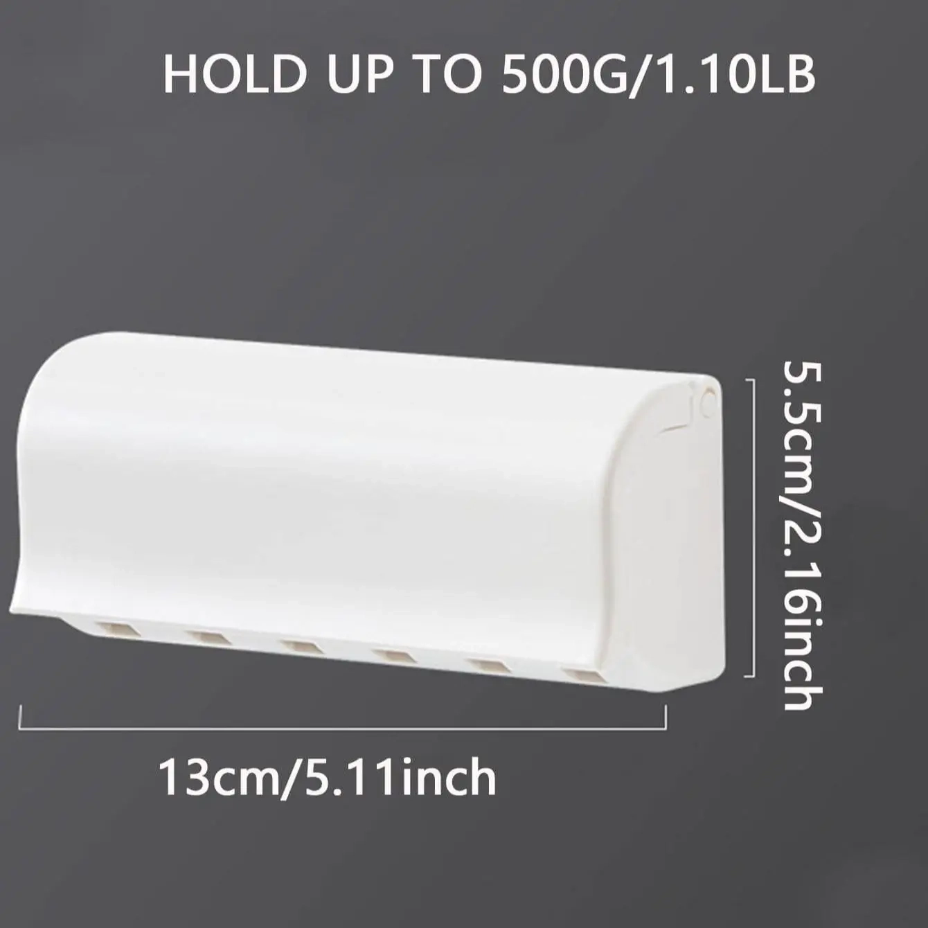 No-Drill Wall-Mounted Toothbrush Holder - Image 3