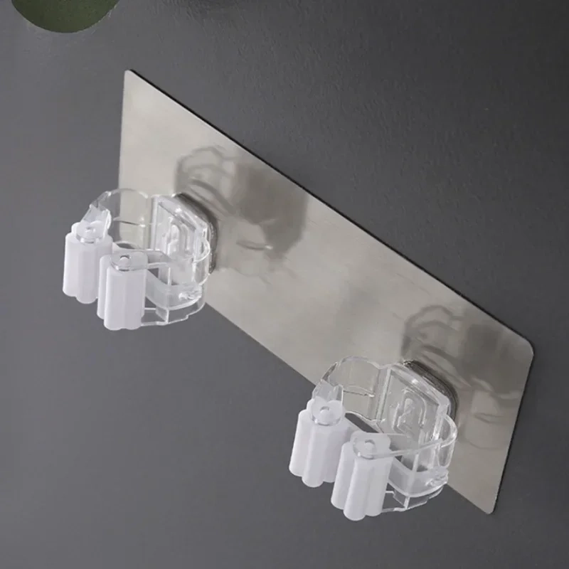 Traceless Adhesive Mop Holder - Image 4