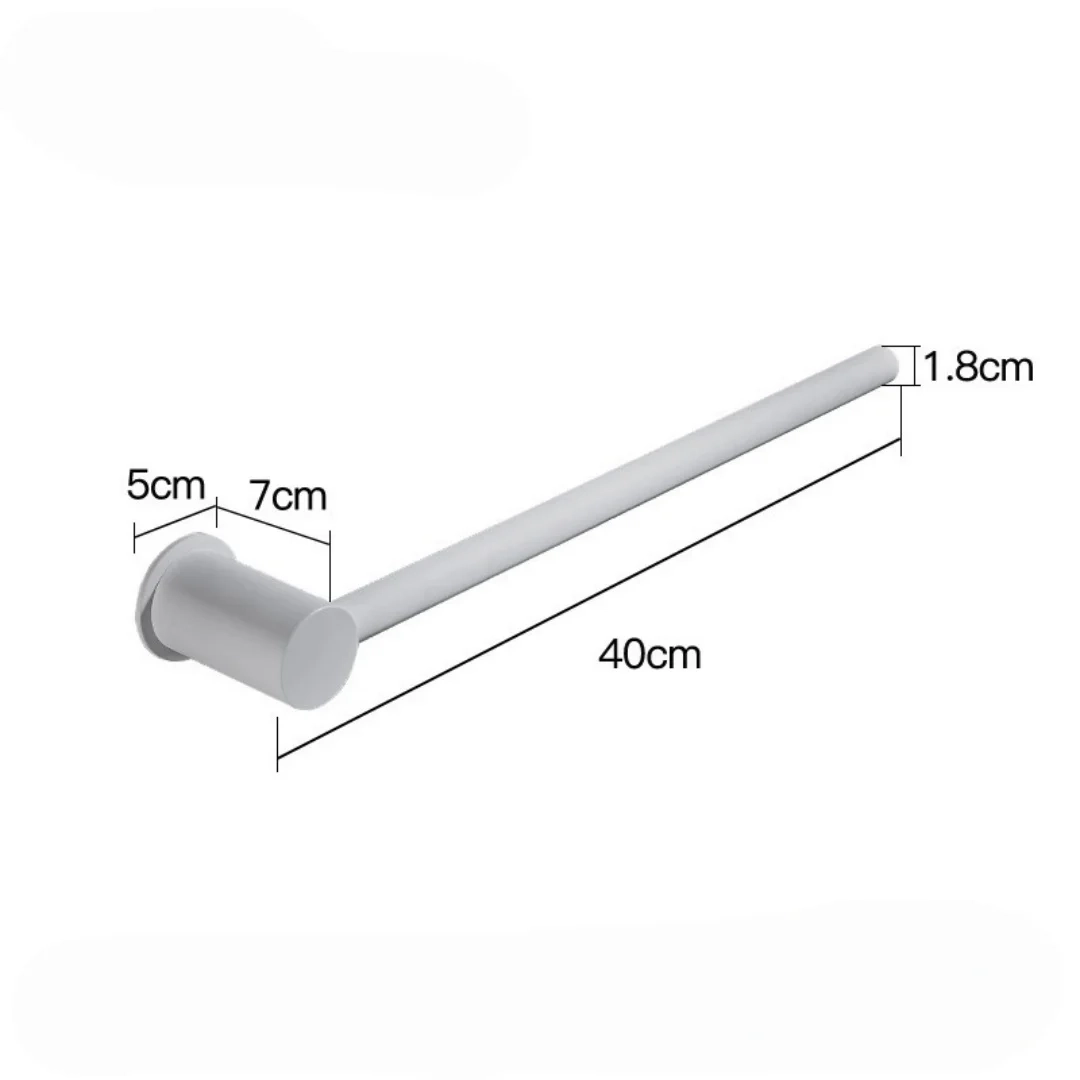 Modern Wall-Mounted Towel Bar - Image 9