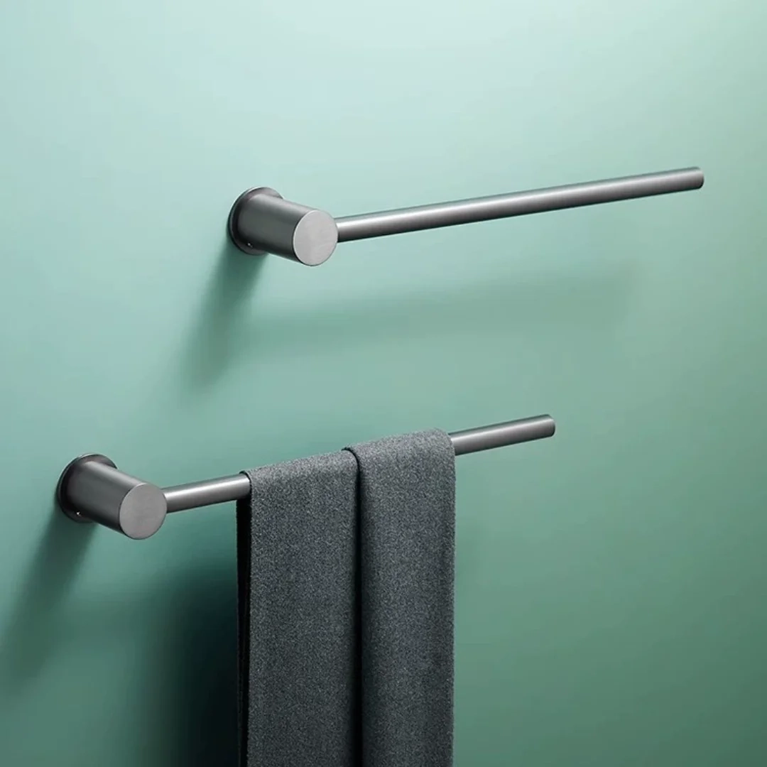 Modern Wall-Mounted Towel Bar - Image 2