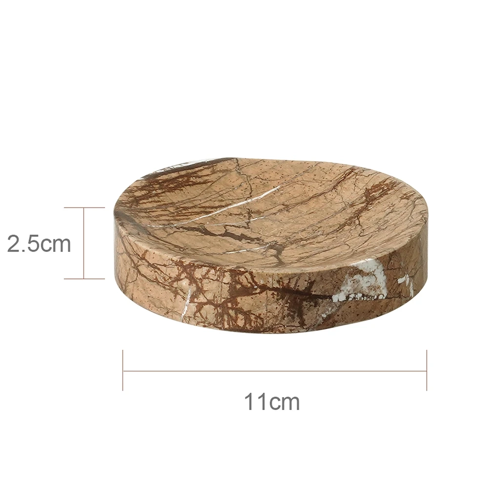 Rainforest Brown Natural Marble Bathroom Accessory Collection - Image 7