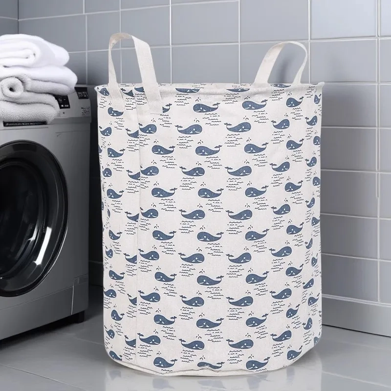 Canvas Laundry and Toy Storage Basket