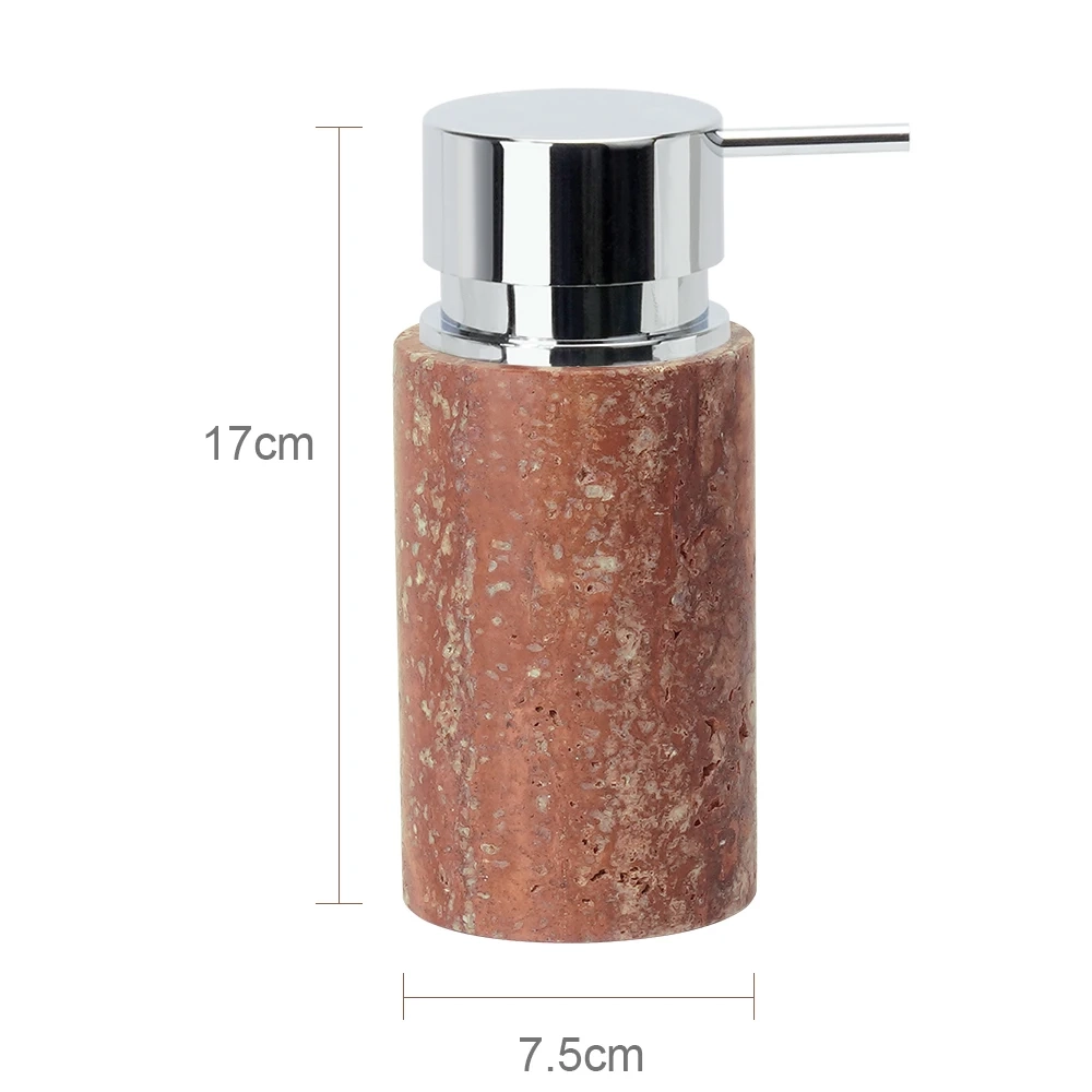 Red Travertine Bathroom Accessory Collection - Image 10