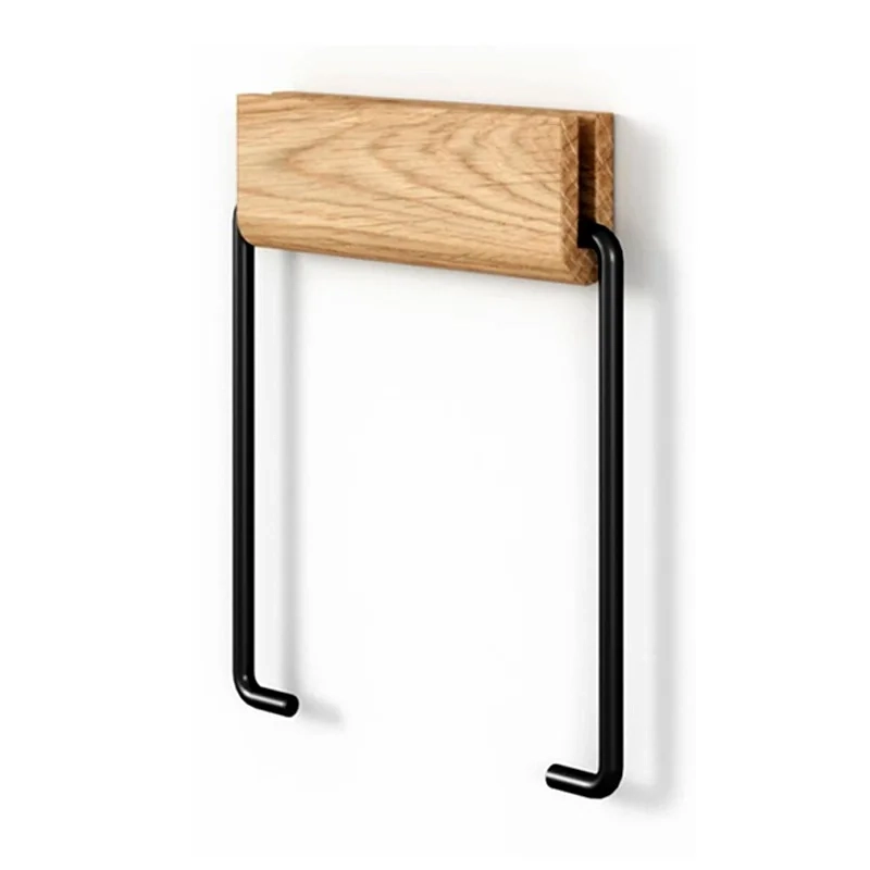 Solid Wood Toilet Paper Holder - Image 5