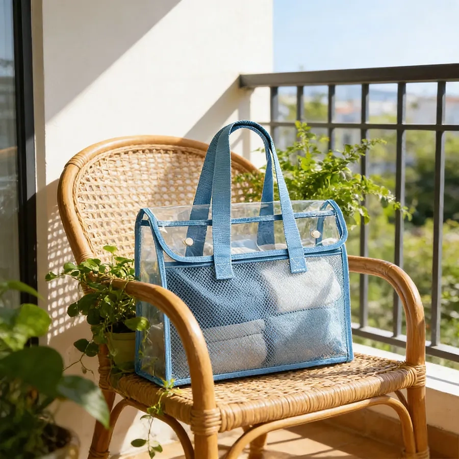Clear PVC Large Capacity Toiletry Bag