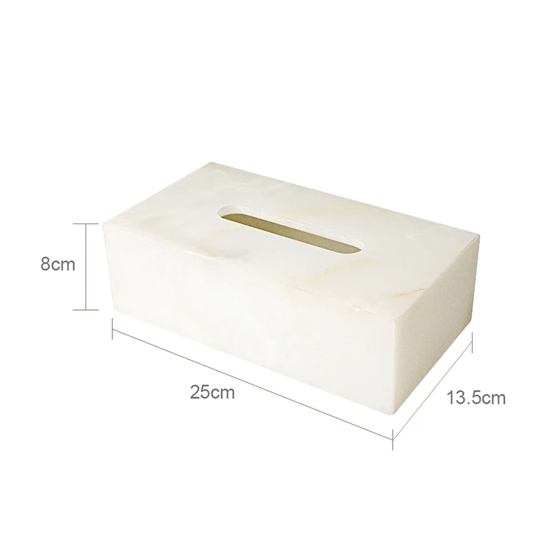 White Onyx Marble Bathroom Essentials Set - Image 25