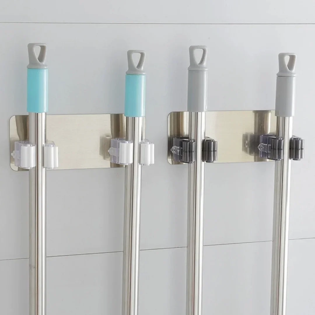 Traceless Adhesive Mop Holder - Image 3