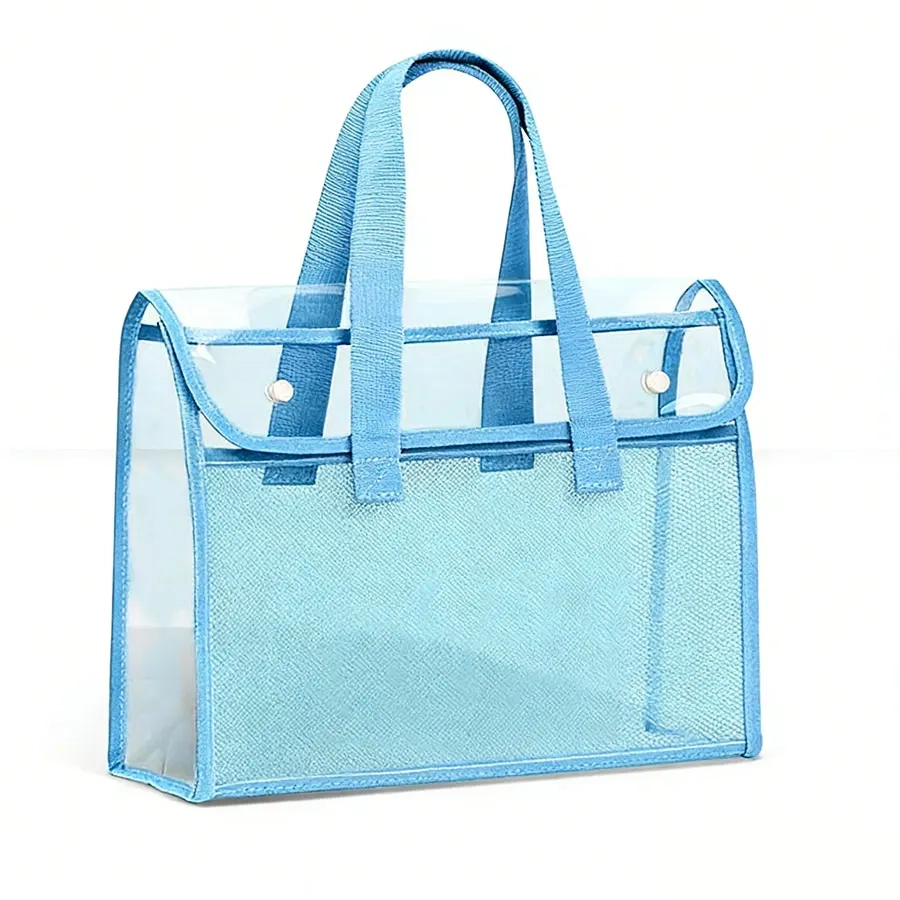 Clear PVC Large Capacity Toiletry Bag - Image 4