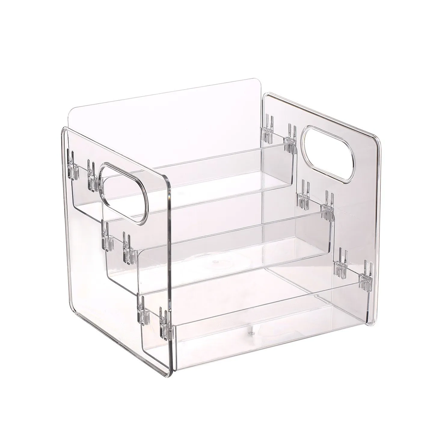 Clear 3-Tier Dustproof Perfume and Skincare Organizer - Image 5