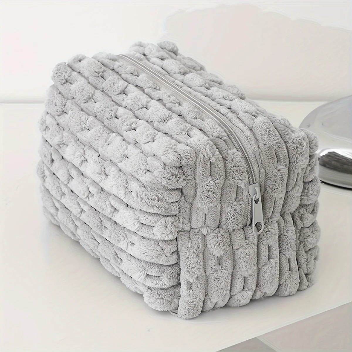 Plush Large Capacity Makeup Toiletry Bag - Image 7