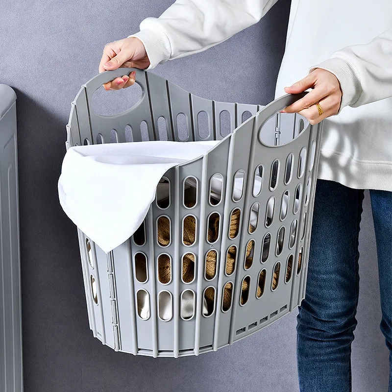 Wall-Mounted Foldable Laundry Storage Basket - Image 3