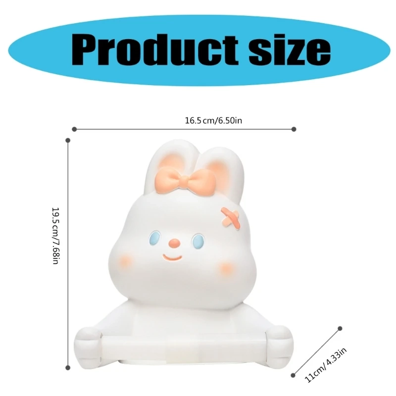 Cute Rabbit Toilet Paper Holder - Image 5