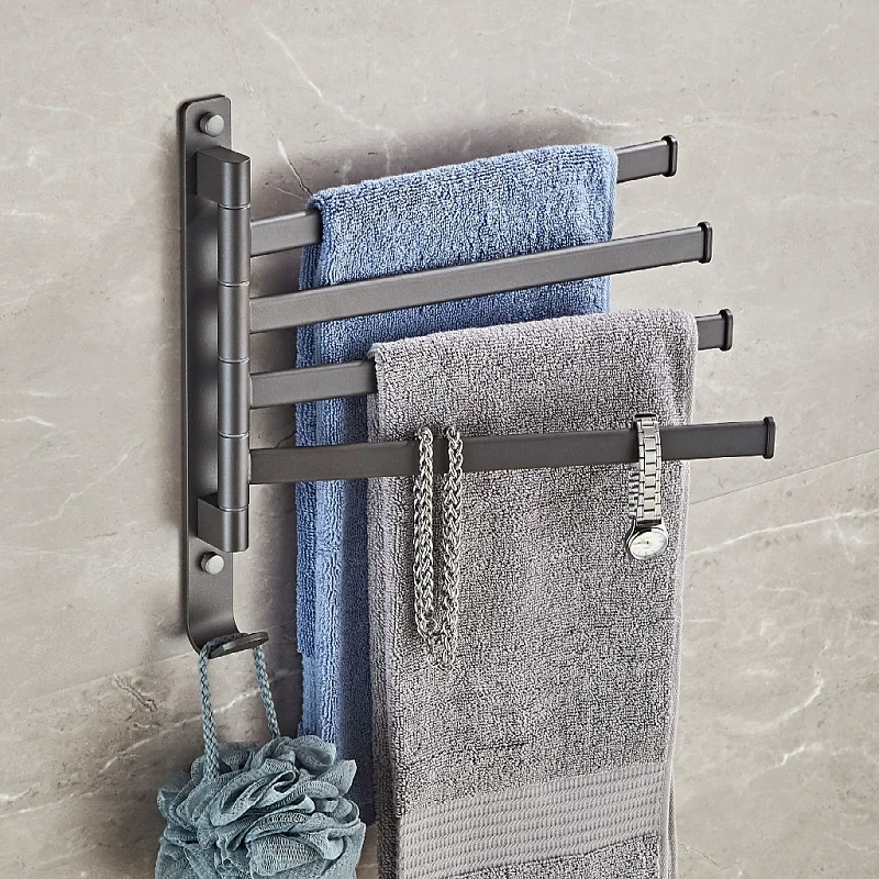 Swivel Wall-Mounted Towel Rack - Image 4