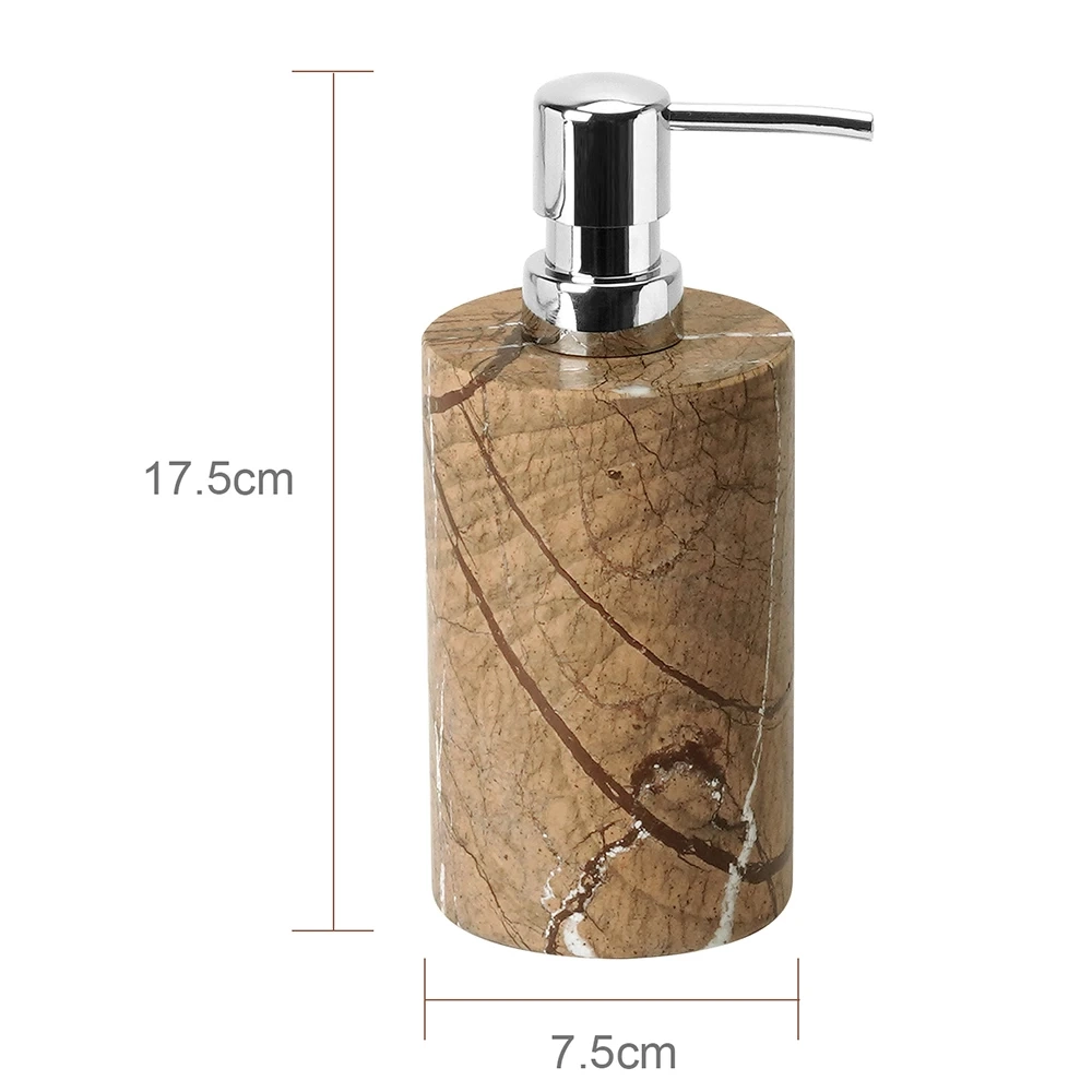 Rainforest Brown Natural Marble Bathroom Accessory Collection - Image 9