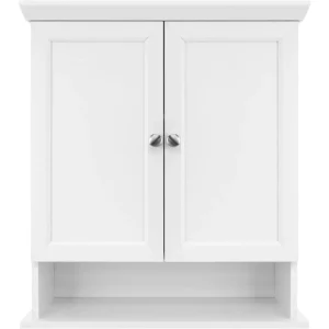 23-Inch Wall Mounted Bathroom Storage Cabinet with Adjustable Shelf and Two Doors