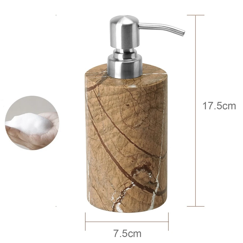 Rainforest Brown Natural Marble Bathroom Accessory Collection - Image 12