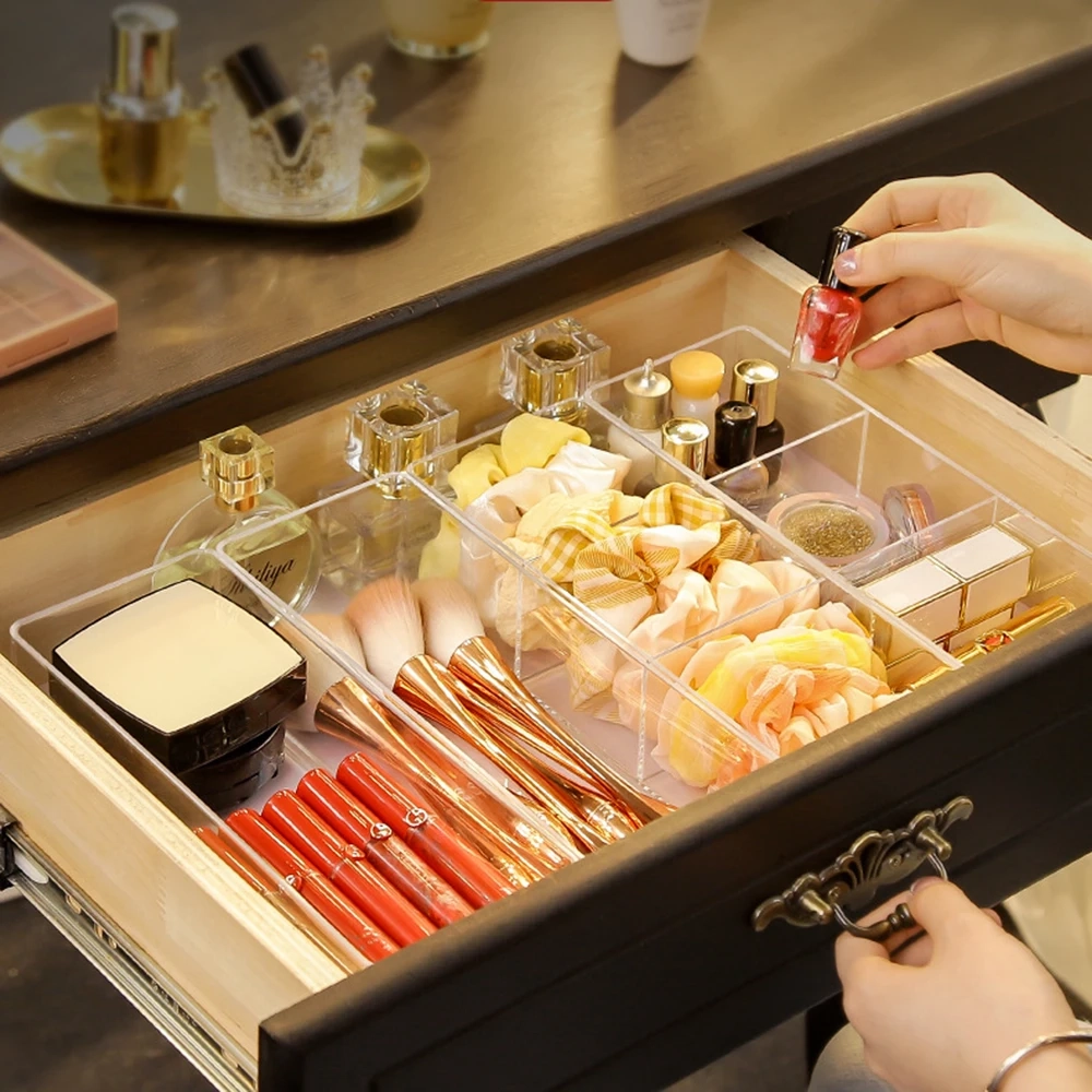 Clear Acrylic Lipstick and Makeup Storage Box - Image 3