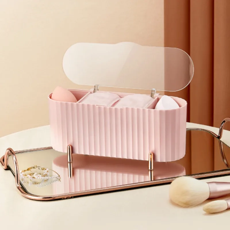 Clear Cotton Pad and Swab Organizer Box - Image 4