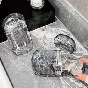 Portable Leakproof Soap Case with Draining Tray