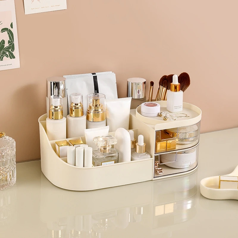 Multi-Drawer Makeup and Jewelry Organizer Box - Image 3