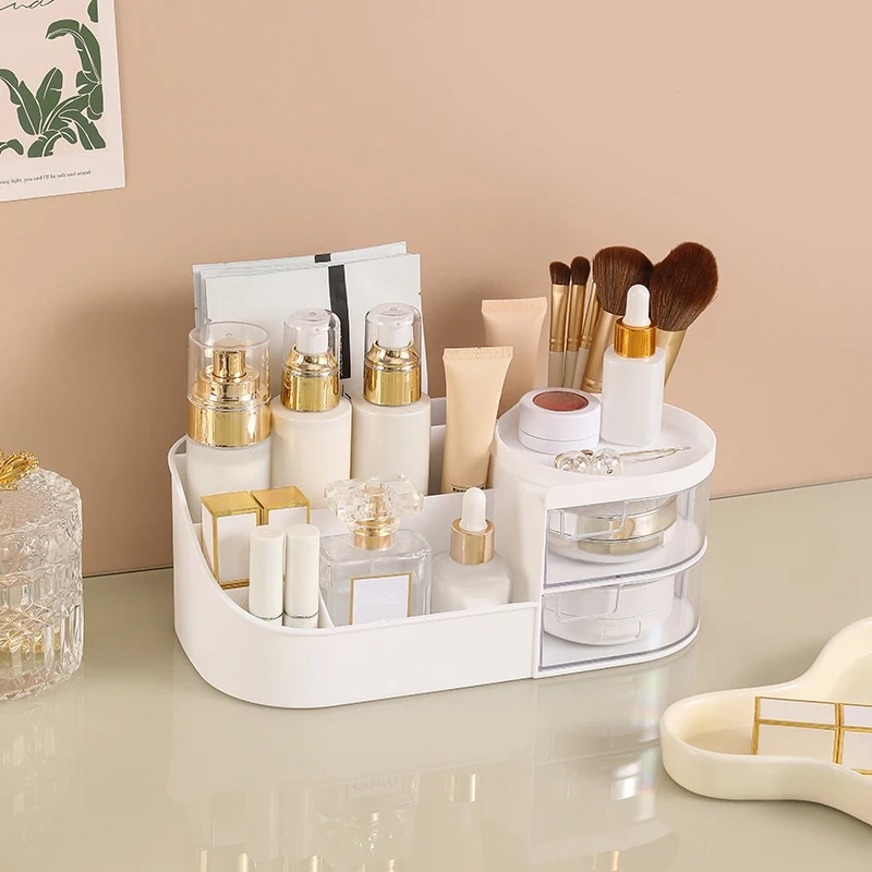 Multi-Drawer Makeup and Jewelry Organizer Box