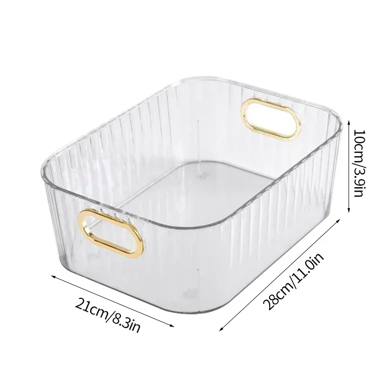 Stackable Acrylic Bathroom and Makeup Organizer Bin - Image 3