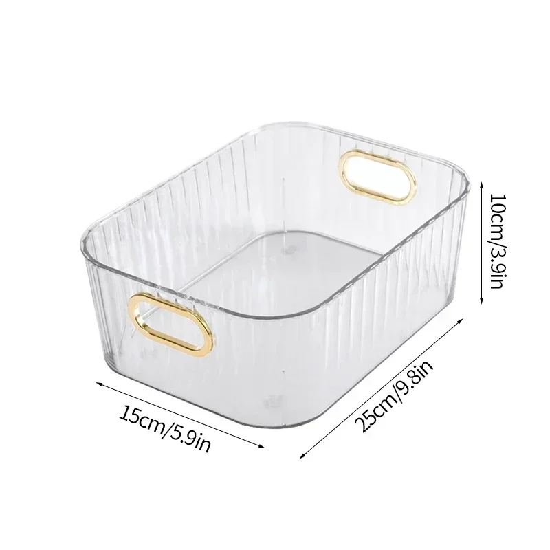 Stackable Acrylic Bathroom and Makeup Organizer Bin - Image 2