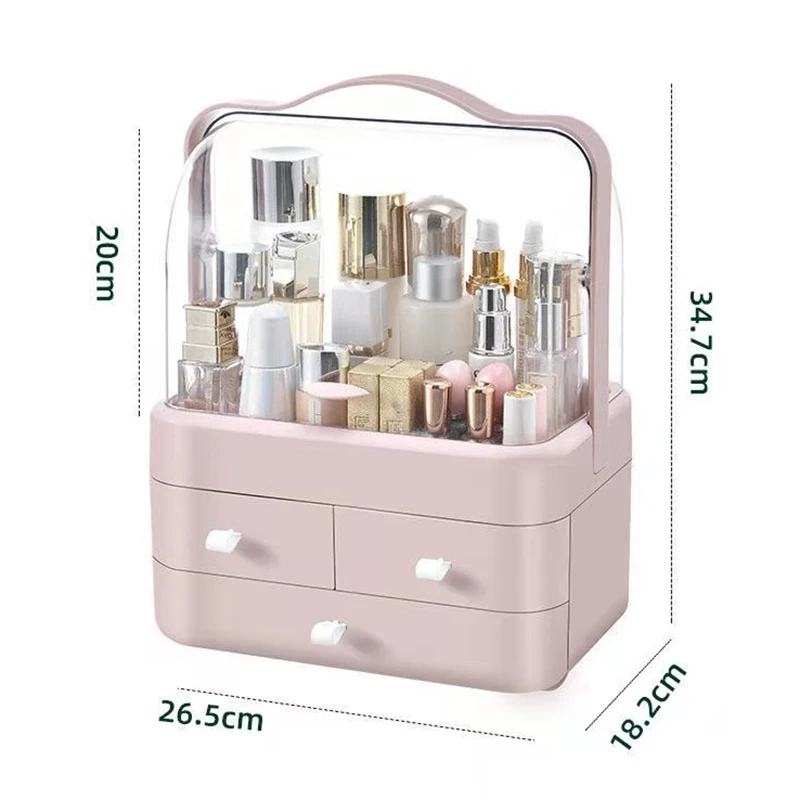 Dust-Proof Makeup & Skincare Organizer Box - Image 4