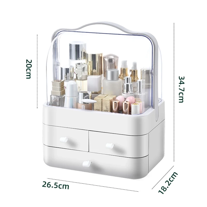 Dust-Proof Makeup & Skincare Organizer Box - Image 5