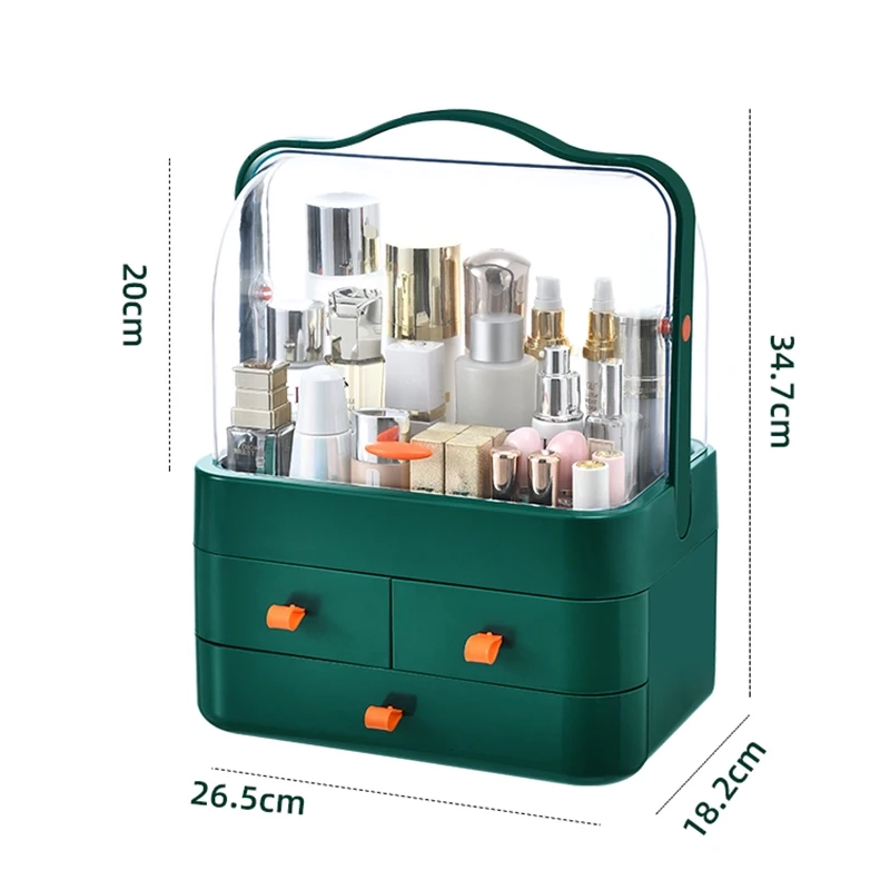 Dust-Proof Makeup & Skincare Organizer Box - Image 6