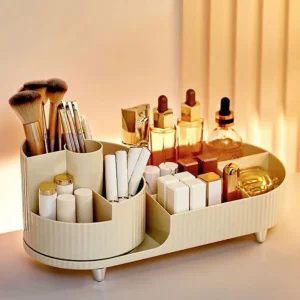 360° Rotating Makeup and Skincare Organizer